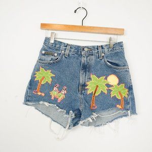 VTG 90s Calvin Klein DIY Cut Off Denim Shorts